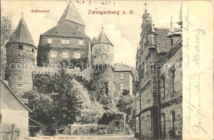 Zwingenberg Baden Neckar Schlosshof