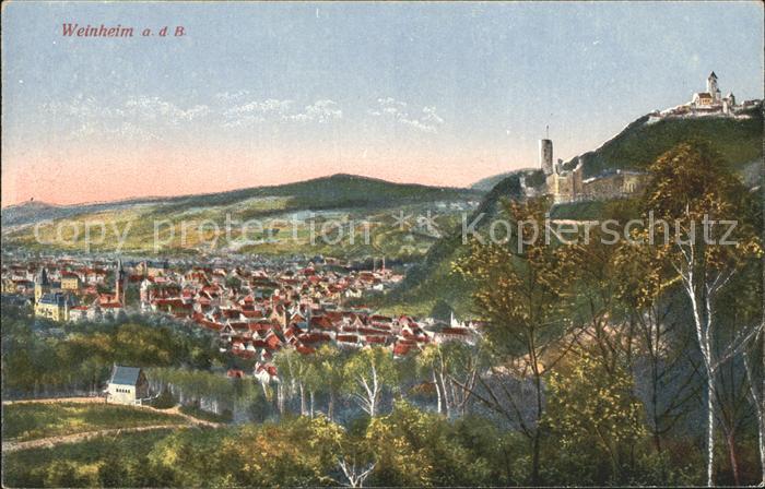 Weinheim Bergstrasse Burgruine Windeck