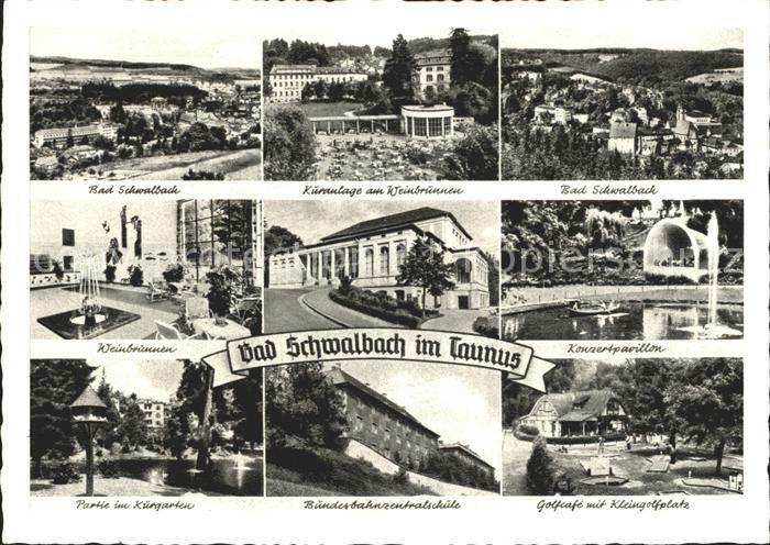 Bad Schwalbach Konzertpavilon Partie im Kurpark GolfCafe