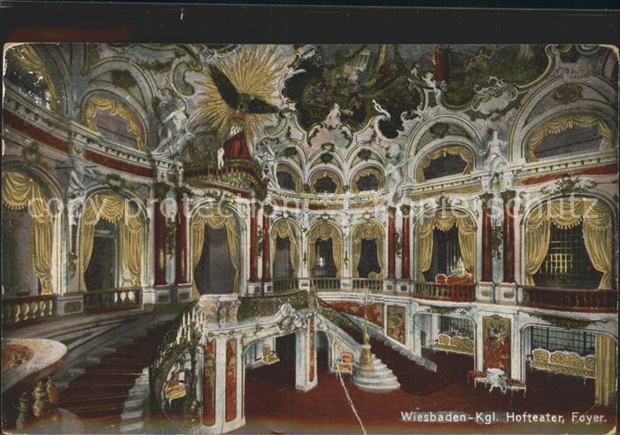 Wiesbaden Koenigliches Hoftheater Foyer