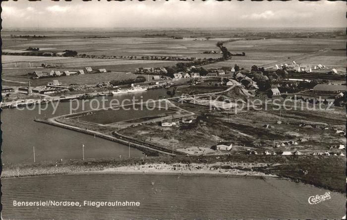 Bensersiel Fliegeraufnahme