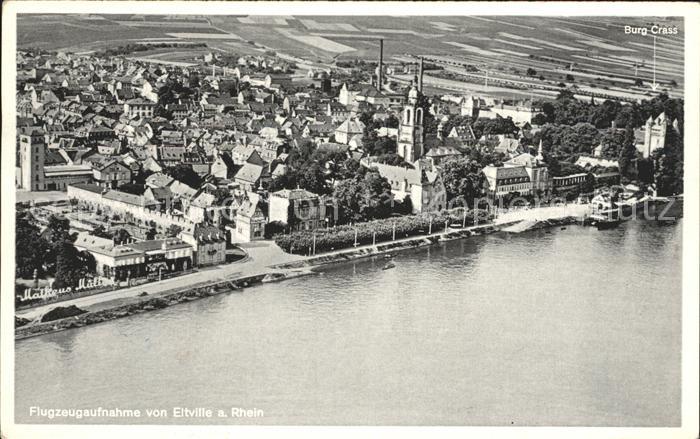 Eltville Rhein Fliegeraufnahme