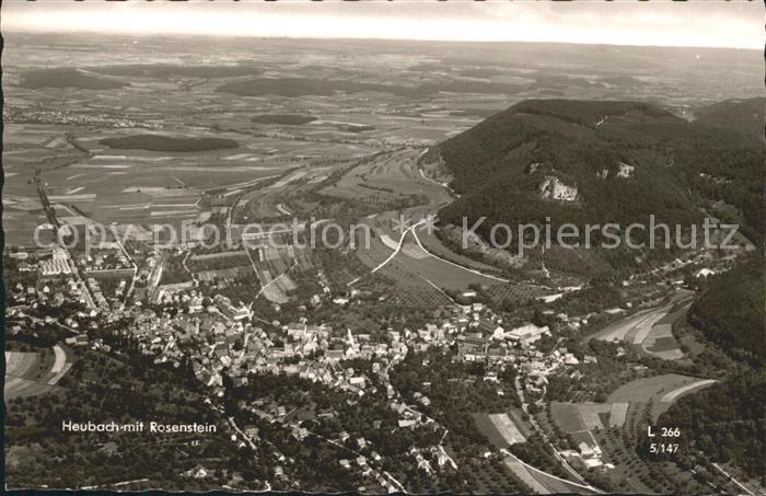 Heubach Wuerttemberg mit Rosenstein Waldschenke