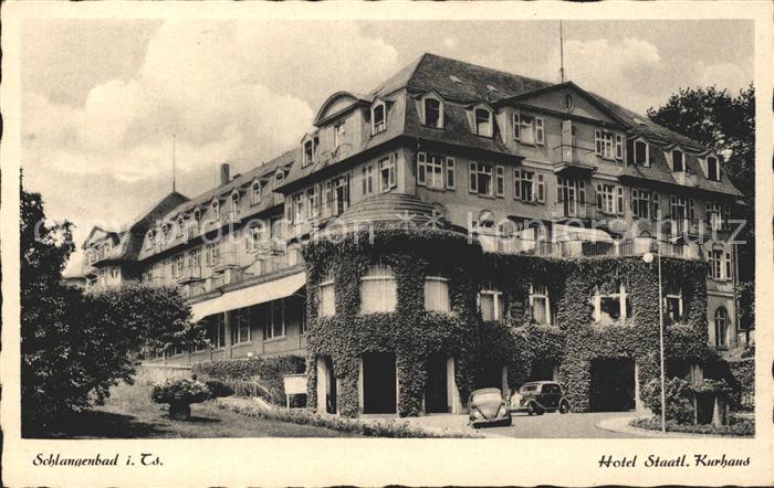 Schlangenbad Taunus Hotel Staatl. Kurhaus