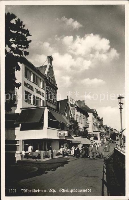Ruedesheim Rhein Rheinpromenade