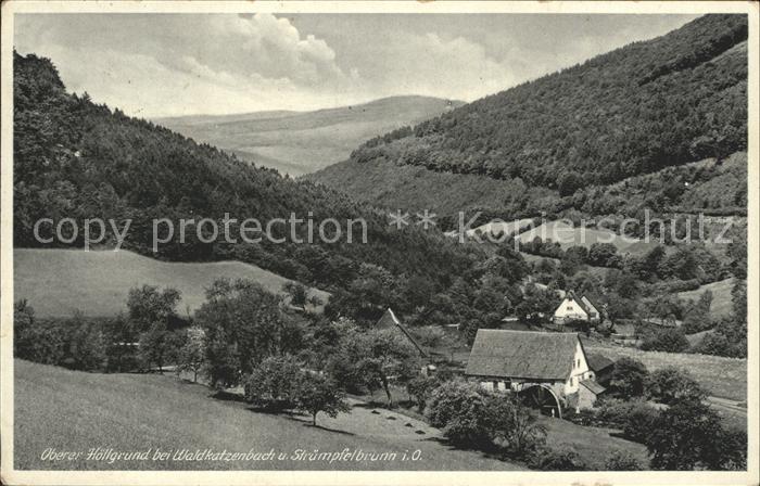 Waldkatzenbach Oberer Hoellgrund Struempfelbrunn