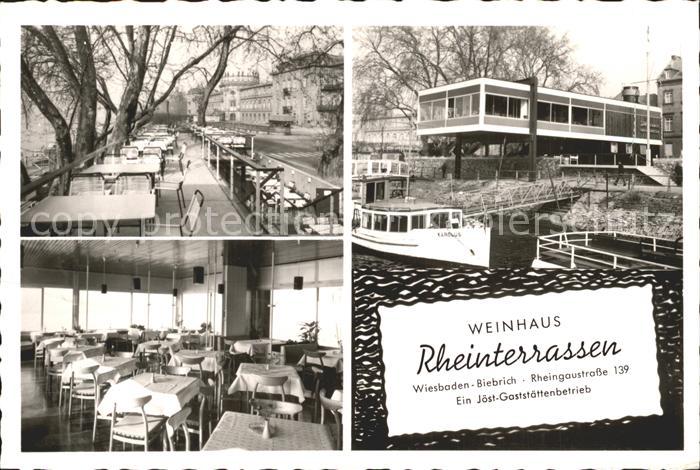 Biebrich Wiesbaden Weinhaus Rheinterrassen