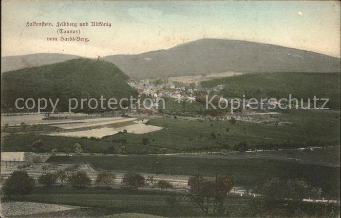 Falkenstein Taunus mit Feldberg und Altkoenig