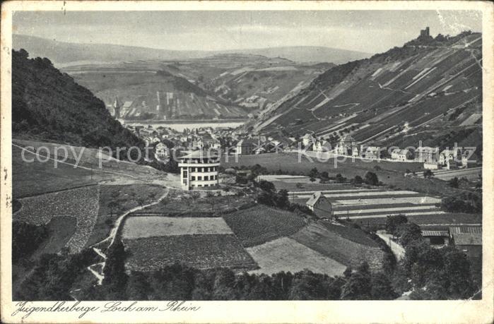 Lorch Rheingau Fliegeraufnahme Jugendherberge