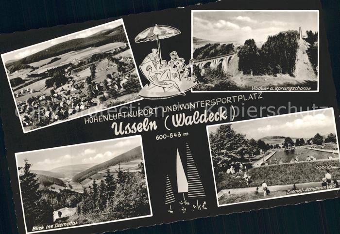 Usseln Schwimmbad Viadukt Sprungschanze