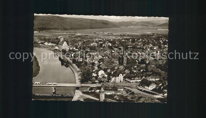 Holzminden Weser Fliegeraufnahme