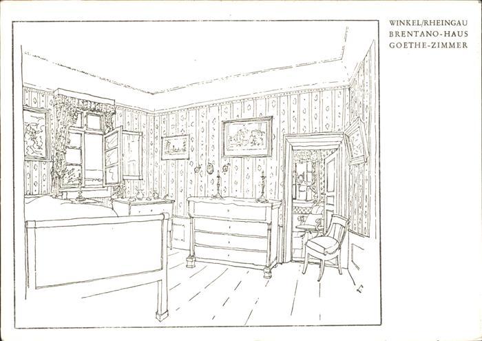 Winkel Eifel Brentano Haus Goethe Zimmer