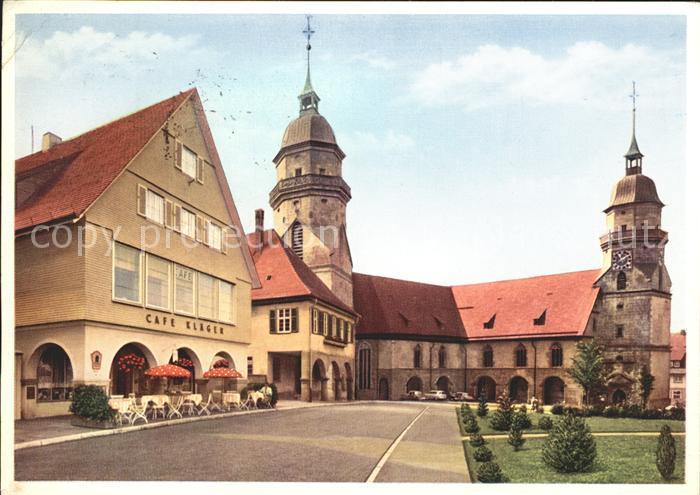 FREUDENSTADT BW Konditorei Cafe Klaeger