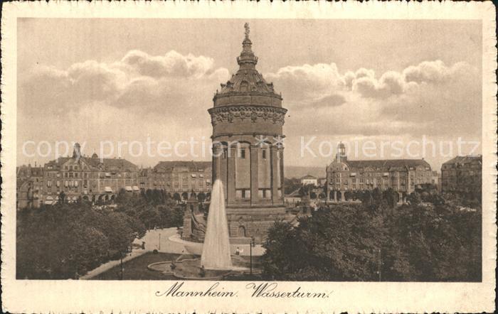 MANNHEIM BW Wasserturm