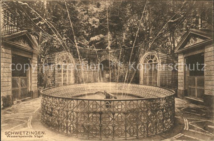 Schwetzingen Wasserspeiende Voegel