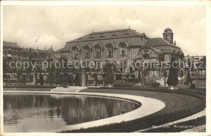 MANNHEIM BW Rosengarten