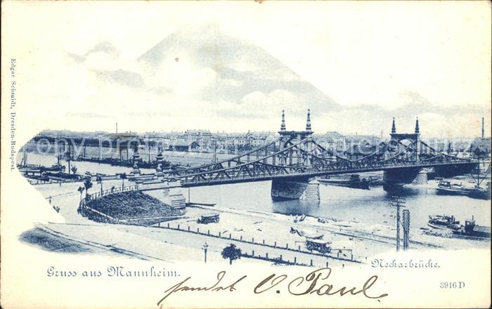 MANNHEIM BW Neckarbruecke
