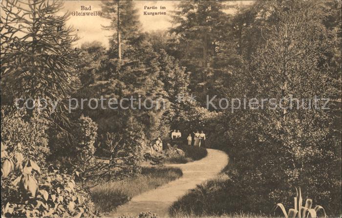 Bad Gleisweiler Partie im Kurgarten Kurhaus