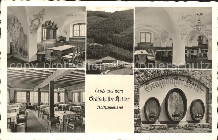 Grafschaft Sauerland Grafschafter Keller Gaststaette Restaurant Fass
