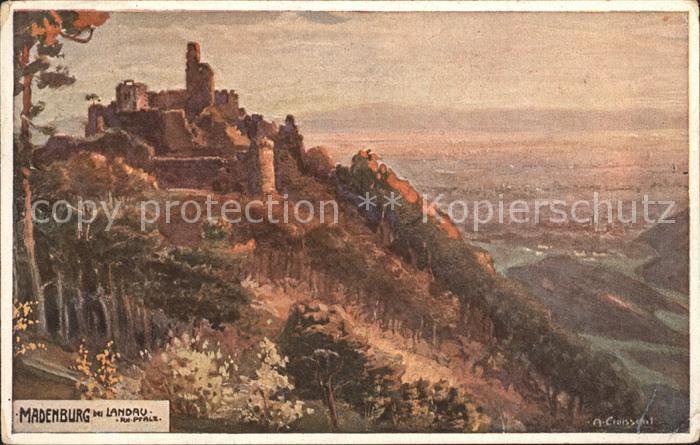 Landau Pfalz Madenburg Kuenstlerkarte