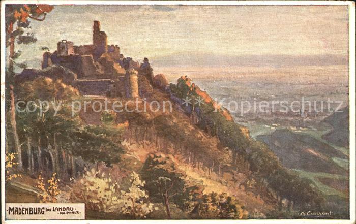 Landau Pfalz Madenburg Kuenstlerkarte