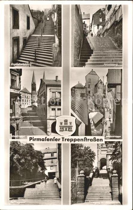 Pirmasens Treppenstrassen Wappen Bromsilber