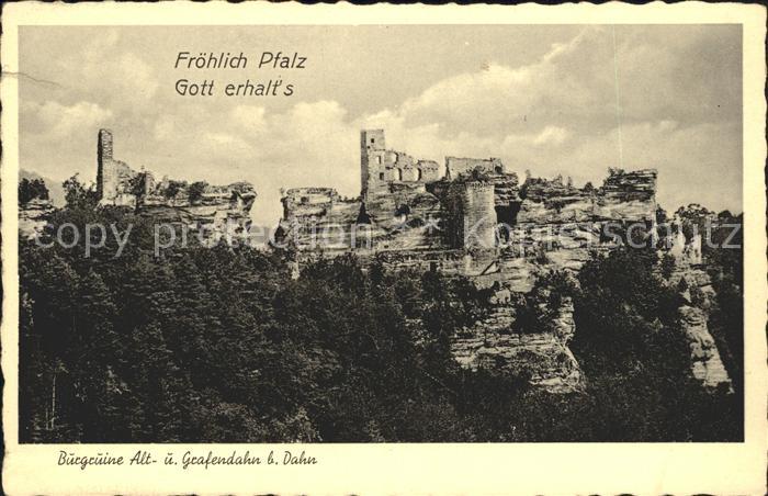 Dahn Burgruine Alt Dahn Grafendahn Froehlich Pfalz Gott erhalts