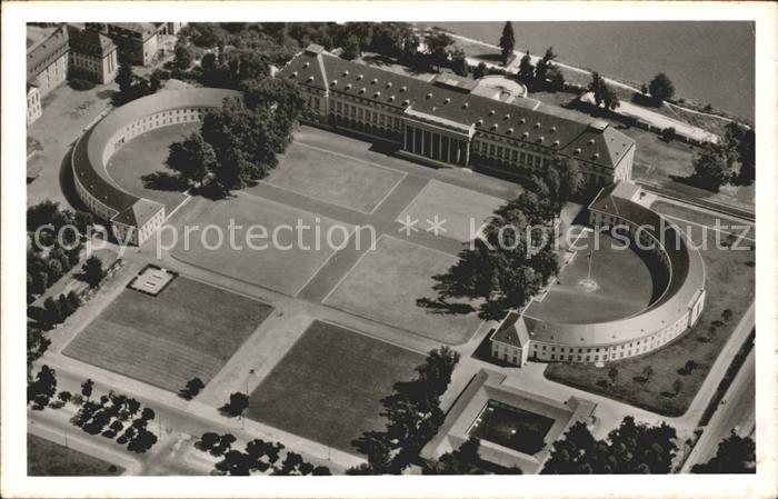 Koblenz Rhein Schloss Fliegeraufnahme