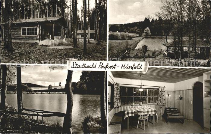 Huenfeld Stadtwald Praforst Huette See