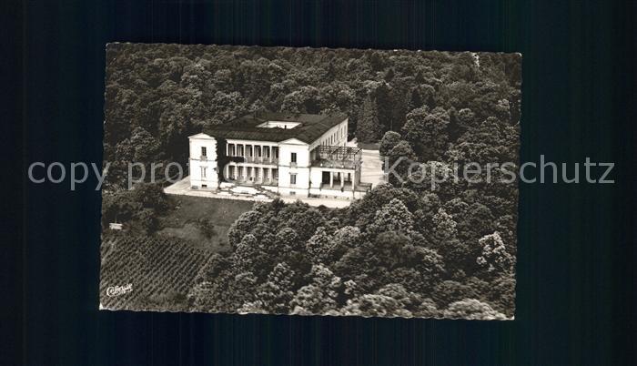 Edenkoben Villa Ludwigshoehe Pfaelzische Sesselbahn Fliegeraufnahme