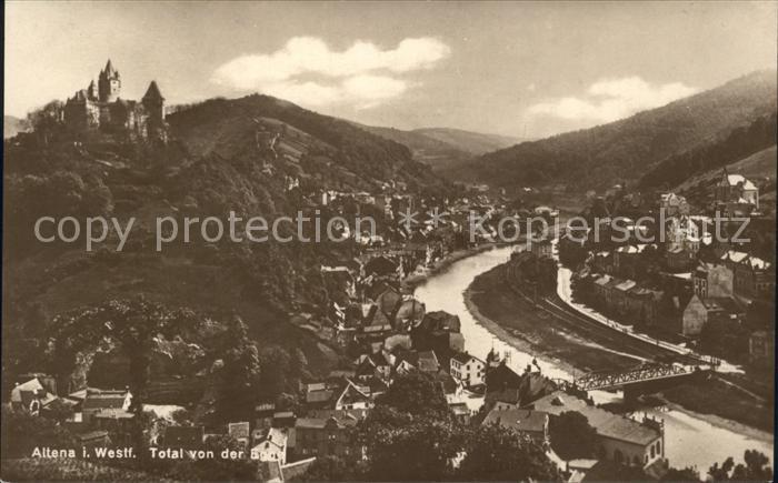 Altena Lenne Total von der Egge Burg