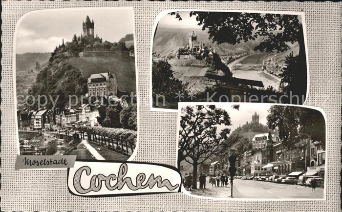 Cochem Mosel Teilansichten Moselstadt Burg