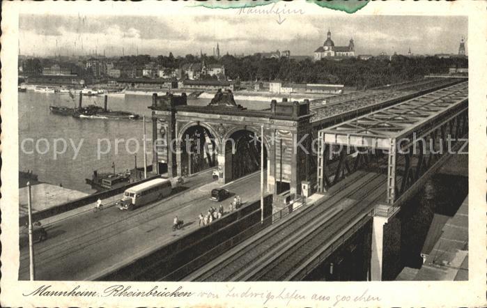 MANNHEIM BW Rheinbruecken