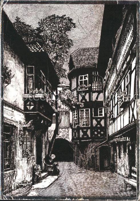 Neustadt Weinstrasse Romantischer Winkel Kuenstlerkarte