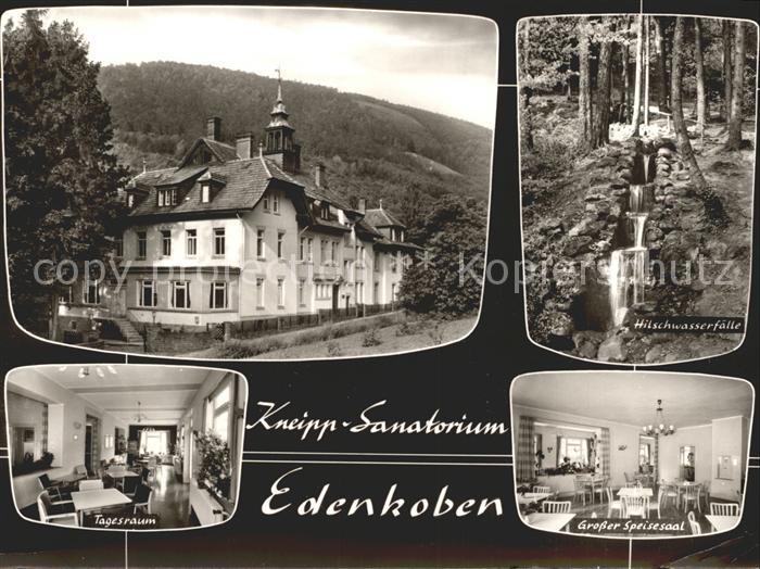 Edenkoben Kneipp Sanatorium Tagesraum Speisesaal Wasserfall