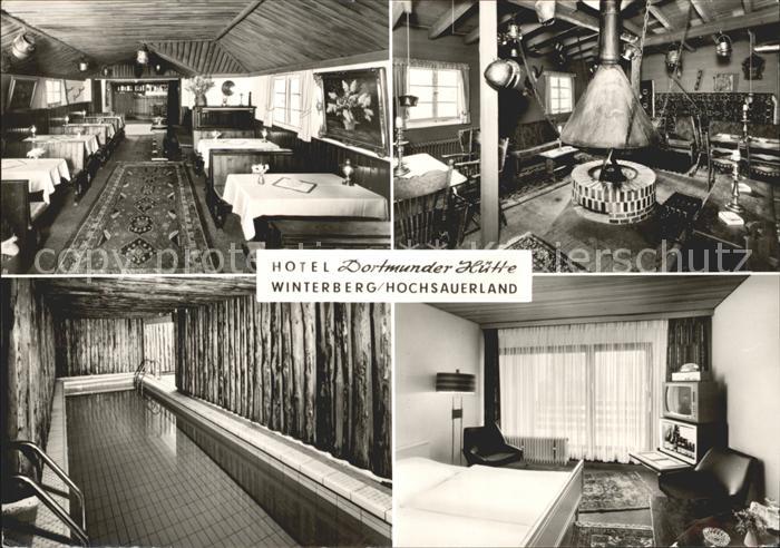 Winterberg Hochsauerland Hotel Dortmunder Huette Restaurant Hallenbad