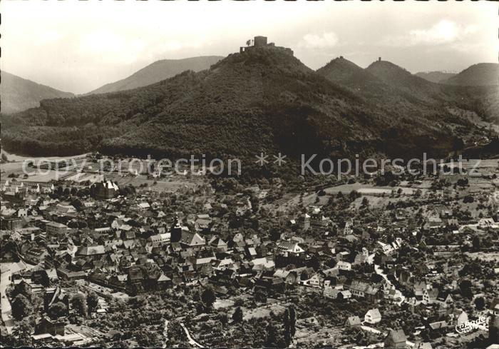 Annweiler Trifels Fliegeraufnahme