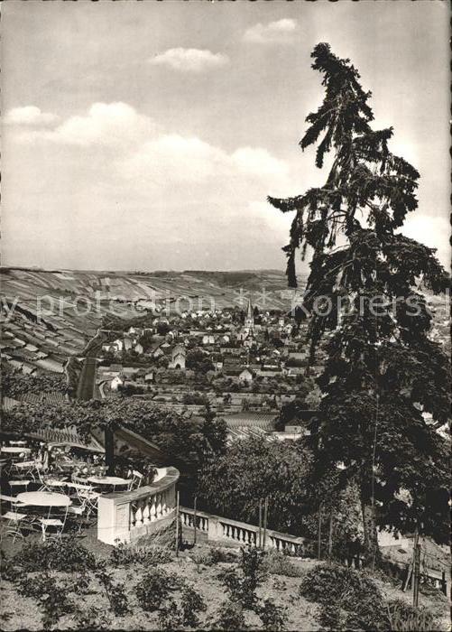 Ahrweiler Ahr Panorama Blick vom Cafe Hohenzollern