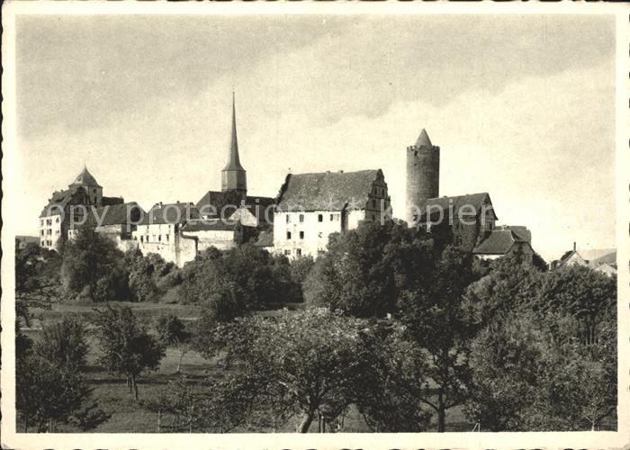 Schlitz Hessen Burgen Kupfertiefdruck