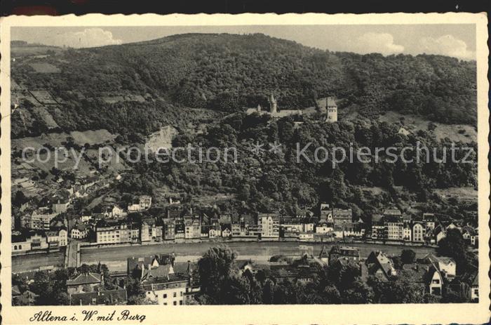 Altena Lenne mit Burg