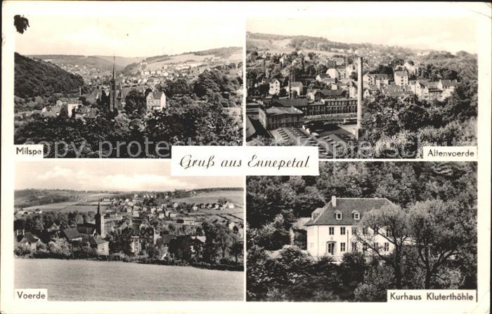 Ennepetal Kurhaus Kluterhoehle Altenvoerde Milspe