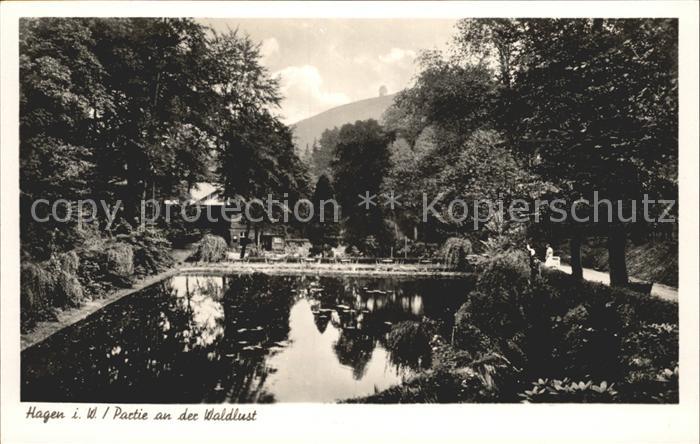Hagen Westfalen Partie an der Waldlust