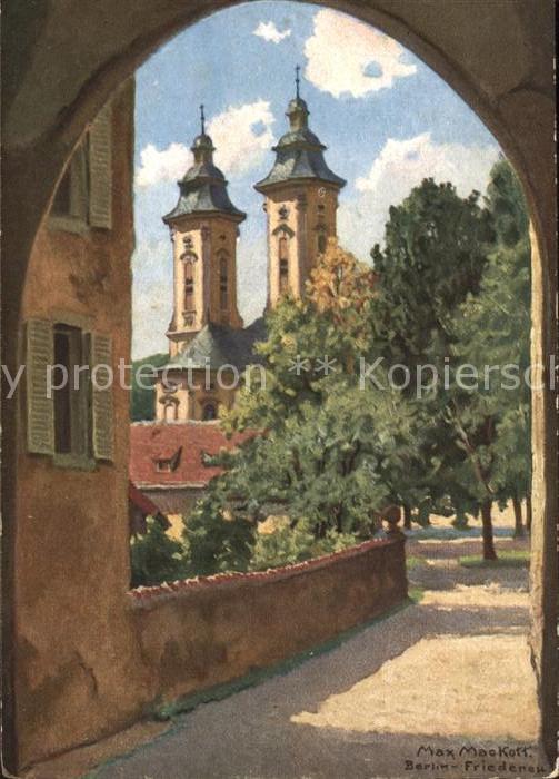 Bad Mergentheim Schlosskirche Kuenstlerkarte