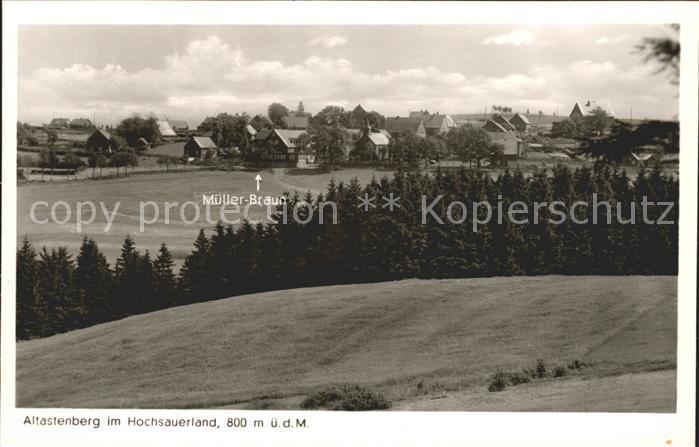 Altastenberg Gasthaus Mueller Braun