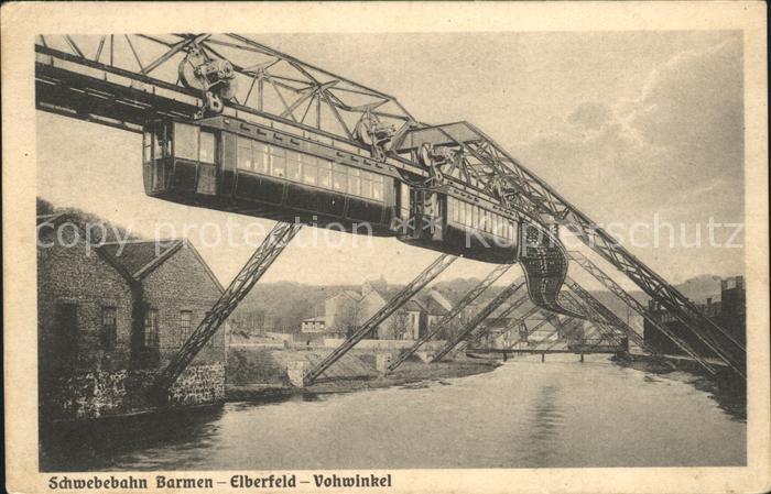Barmen Wuppertal Schwebebahn Elberfeld Vohwinke