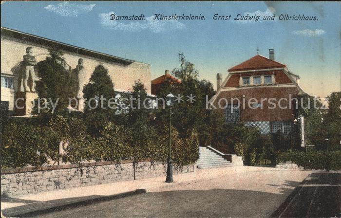 Darmstadt Kuenstlerkolonie Ernst Ludwig- und Olbrichhaus