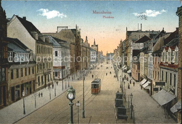 MANNHEIM BW Planken Strassenbahn