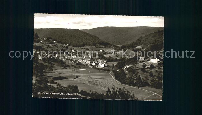 Heiligkreuzsteinach Fliegeraufnahme Pension zum roten Loewen