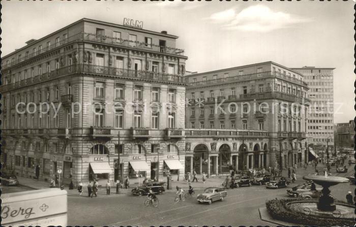 Frankfurt Main Hotel Frankfurter Hof Friedensstrasse