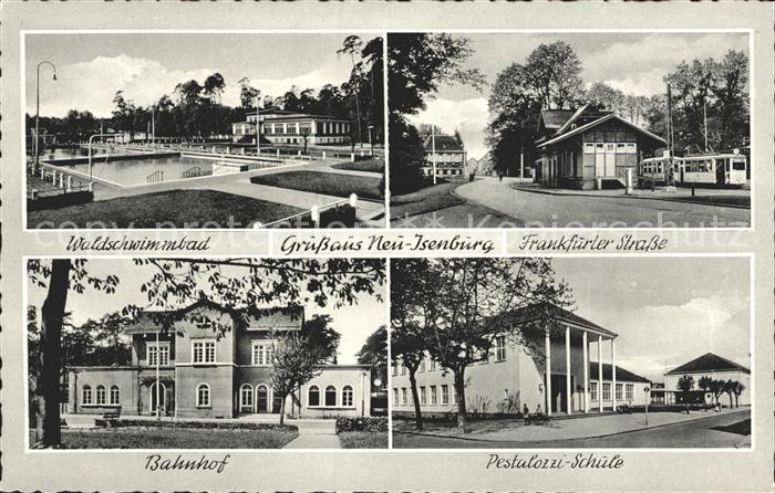 Neu-Isenburg Schwimmbad Frankfurter-Strasse Bahnhof